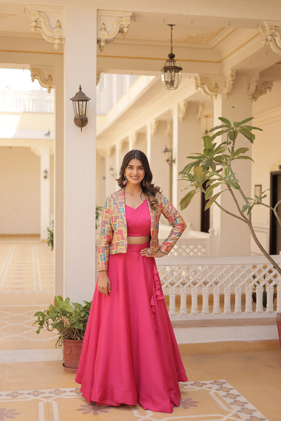 PREMIUM DESIGNER LEHENGA CHOLI WITH KOTI (WDN111)