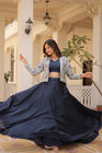 PREMIUM DESIGNER LEHENGA CHOLI WITH KOTI (WDN111) 01