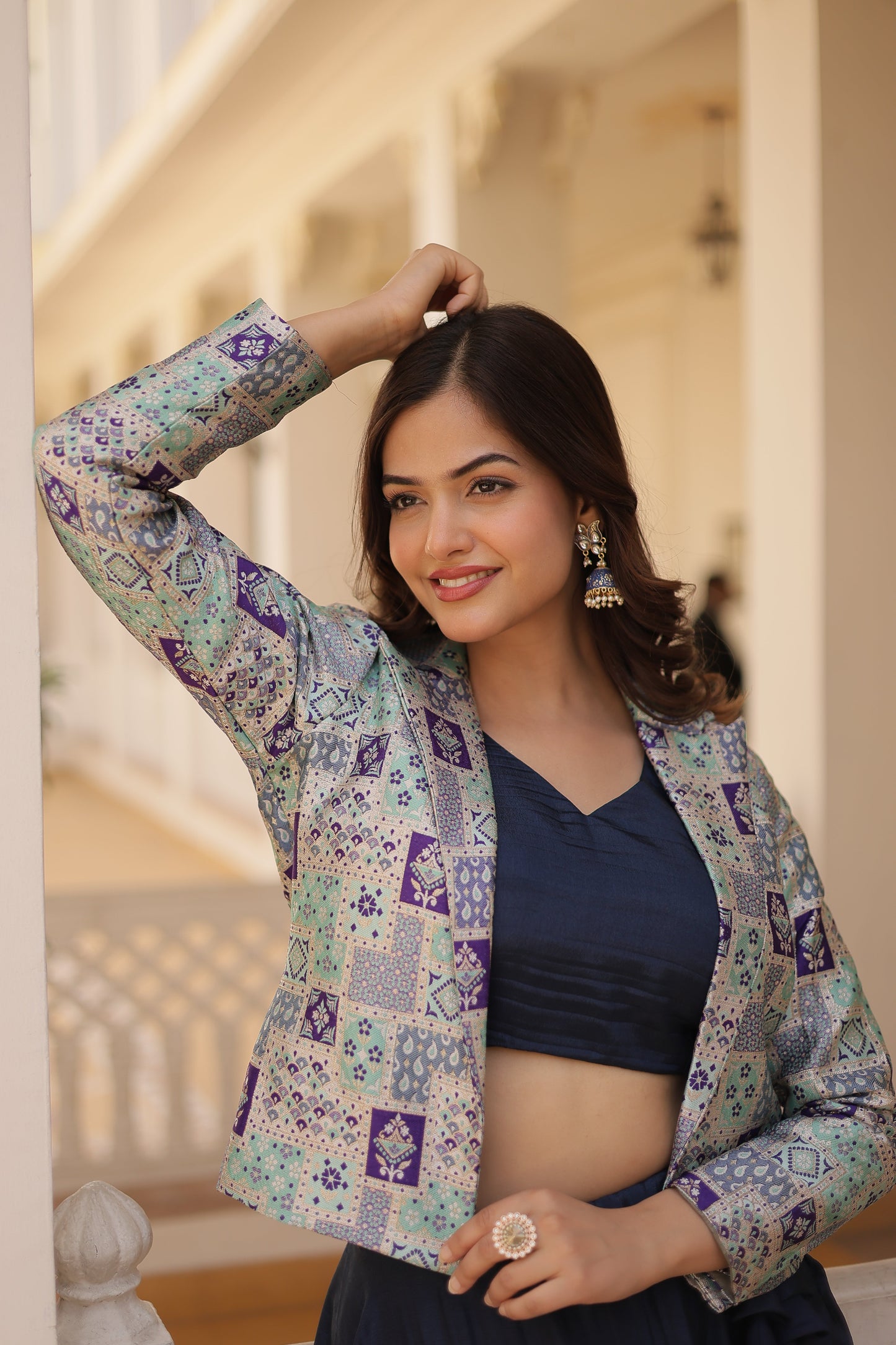 TILTON PREMIUM DESIGNER LEHENGA CHOLI WITH KOTI