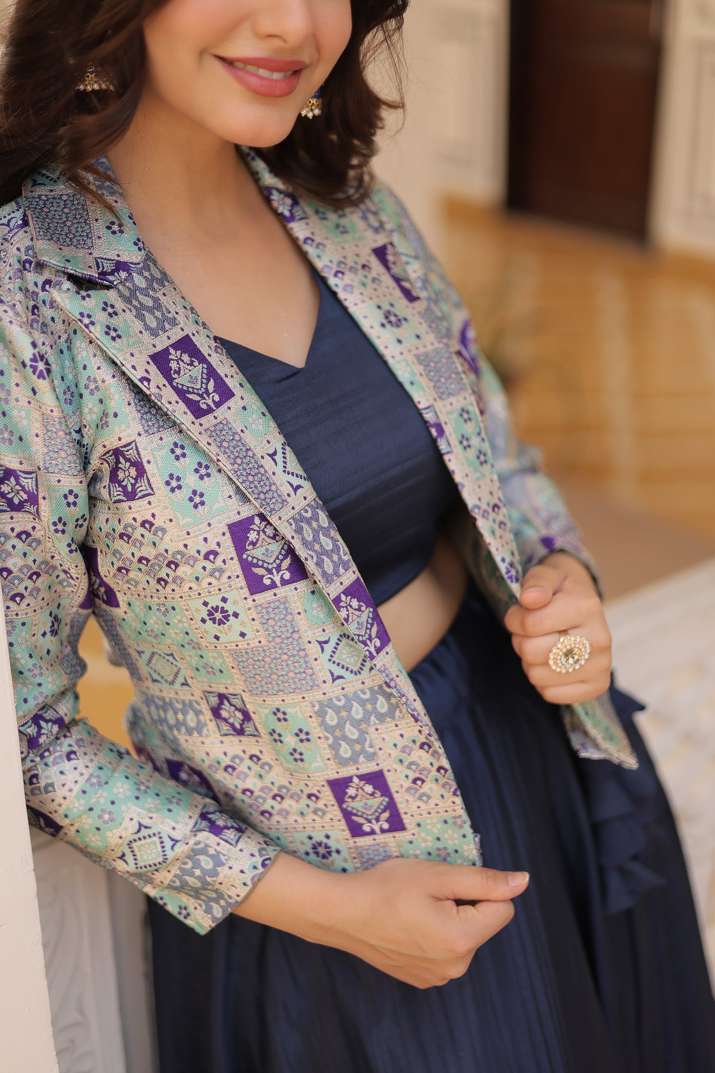 TILTON PREMIUM DESIGNER LEHENGA CHOLI WITH KOTI