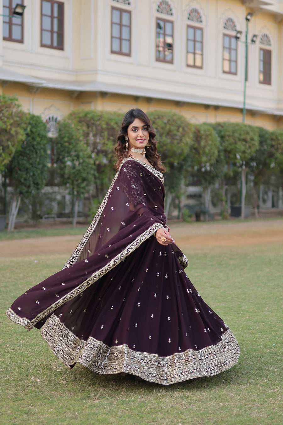 Tilton Designer Faux Blooming Lehenga Choli With Dupatta Set