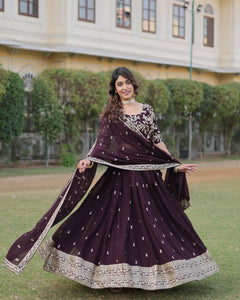 Tilton Designer Faux Blooming Lehenga Choli With Dupatta Set