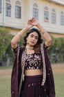 Tilton Designer Faux Blooming Lehenga Choli With Dupatta Set