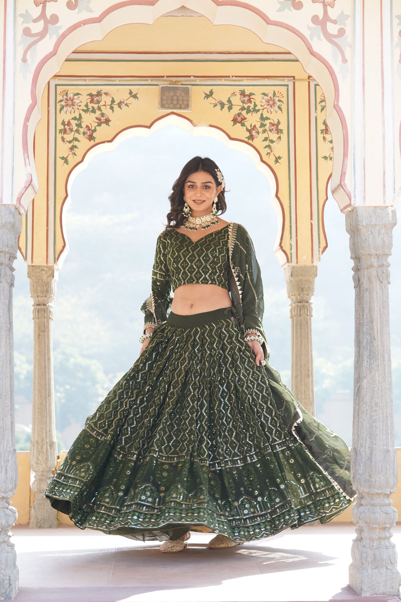 TILTON  ELEGANCE BEAUTIFUL LEHENGA CHOLI WITH DUPATTA SET