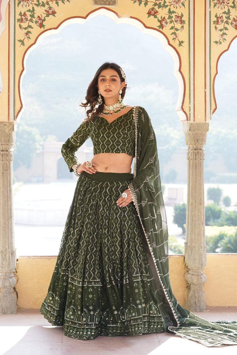 TILTON  ELEGANCE BEAUTIFUL LEHENGA CHOLI WITH DUPATTA SET