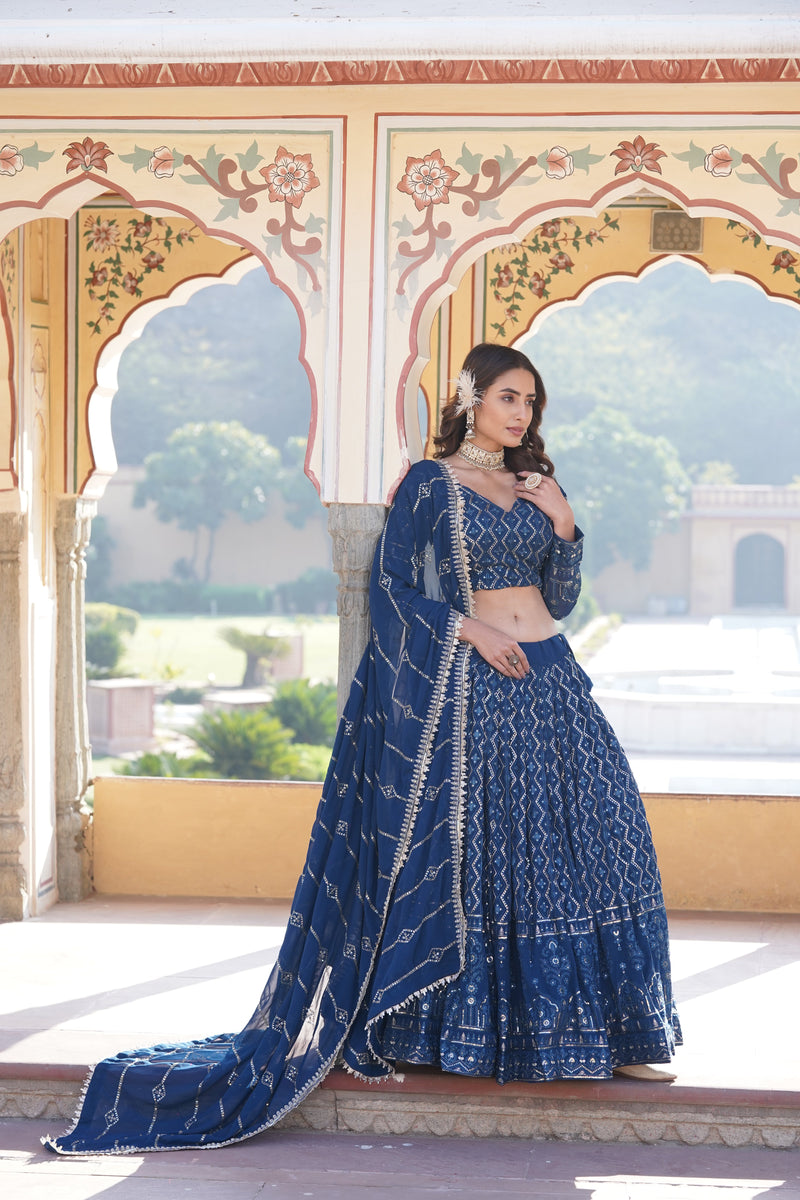 TILTON  ELEGANCE BEAUTIFUL LEHENGA CHOLI WITH DUPATTA SET