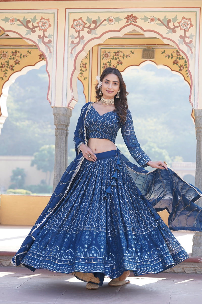 TILTON  ELEGANCE BEAUTIFUL LEHENGA CHOLI WITH DUPATTA SET