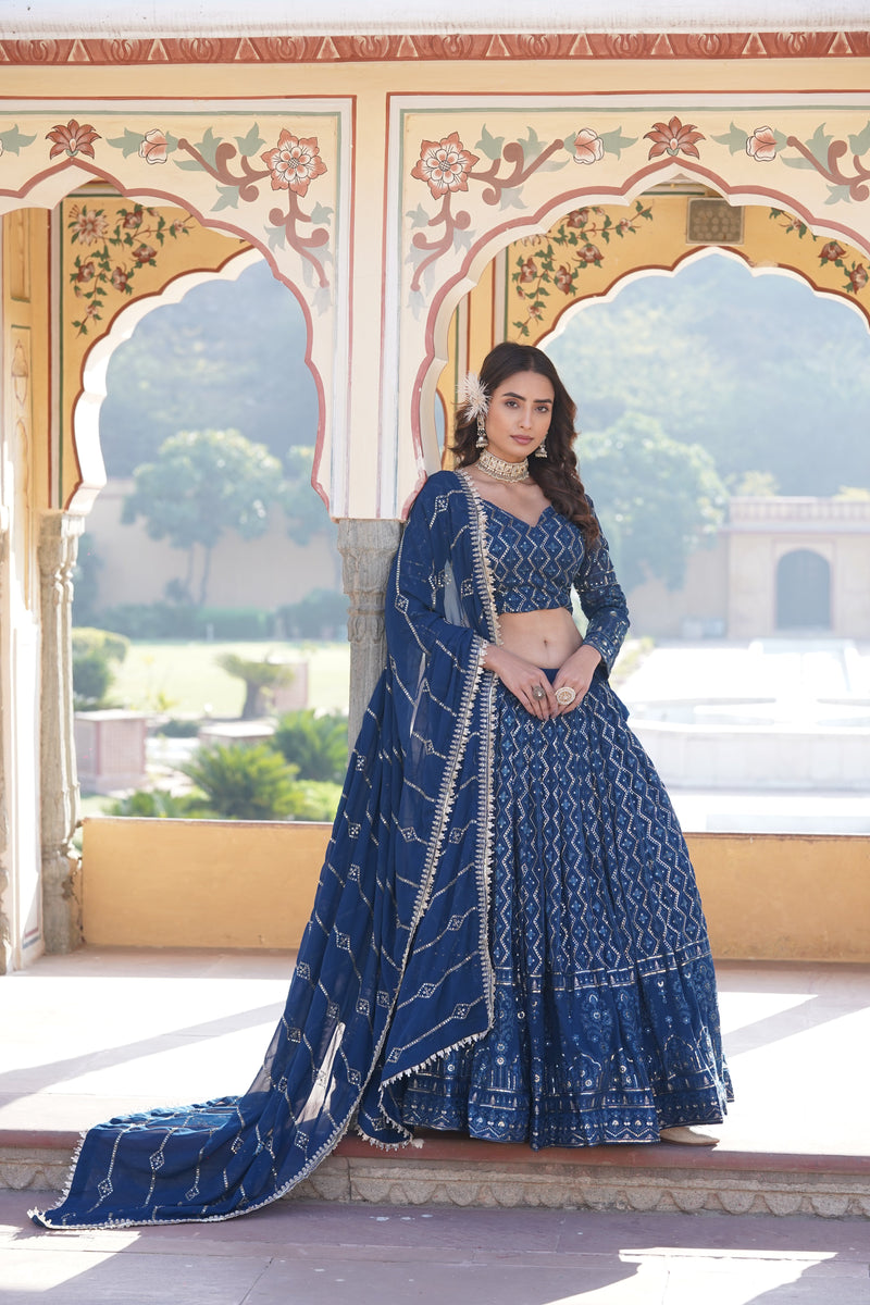 TILTON  ELEGANCE BEAUTIFUL LEHENGA CHOLI WITH DUPATTA SET