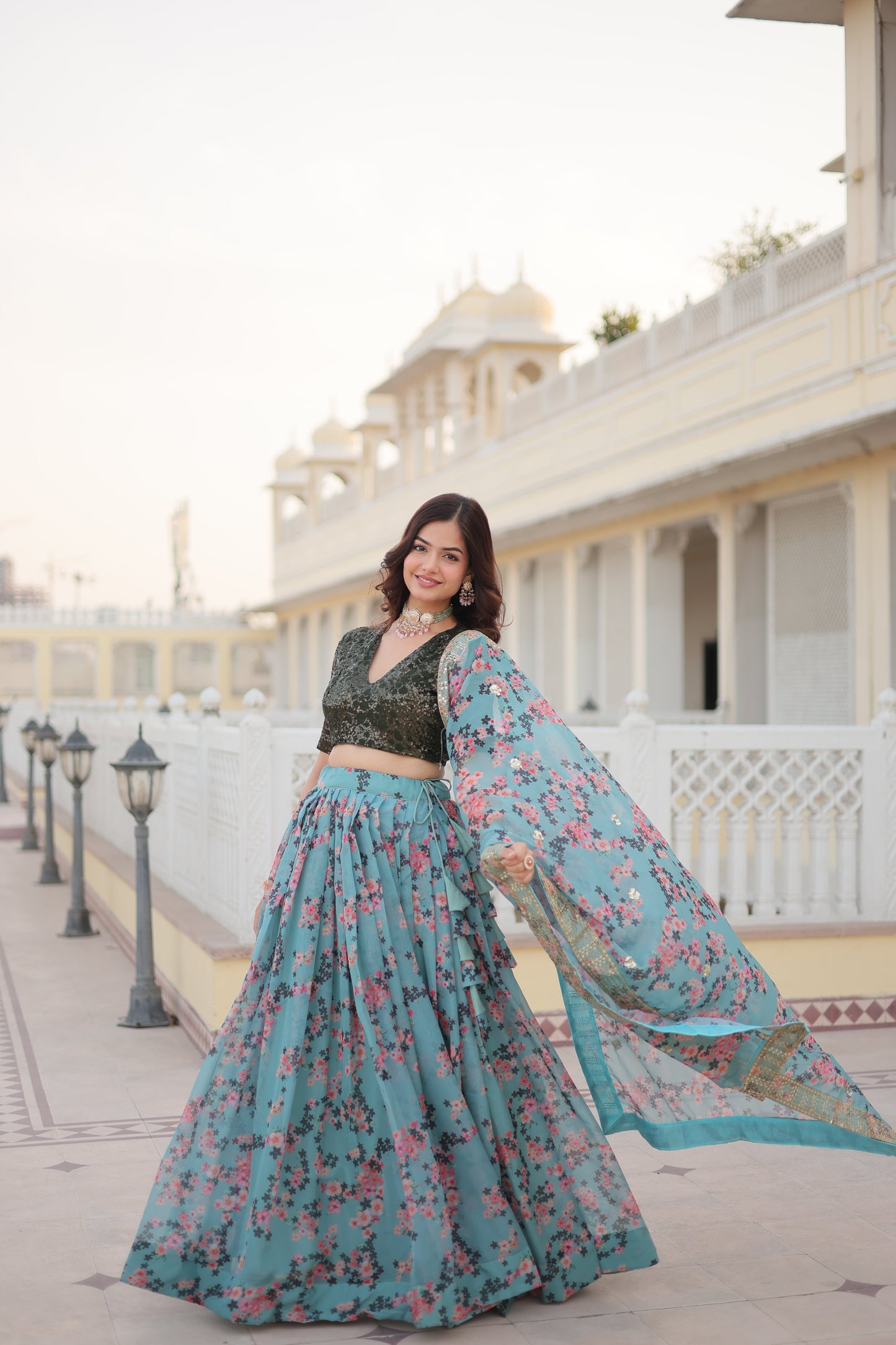 TILTON PREMIUM DESIGNER LEHENGHA WITH DUPATTA