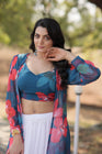 TILTON ELEGANCE FLORAL PRINT STRUG WITH LEHENGA CHOLI