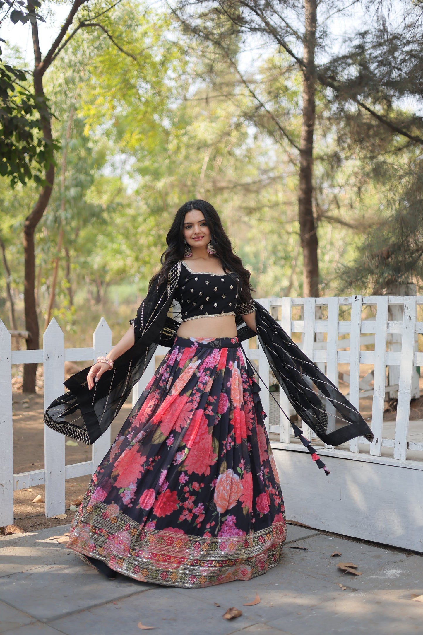 FESTIVE SPECIAL DIGITAL PRINTED LEHENGA SET (WDN105)