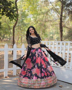 TILTON FESTIVE SPECIAL DIGITAL PRINTED LEHENGA SET