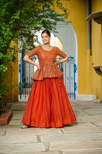 FESTIVAL SPECIAL FENDI EMBROIDERED LEHENGA CHOLI (WDN132)