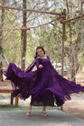 Tilton Desirable Women's gown Made With Faux Blooming Fabrics and Designer Embroidered Dupatta