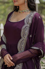 Tilton Desirable Women's gown Made With Faux Blooming Fabrics and Designer Embroidered Dupatta
