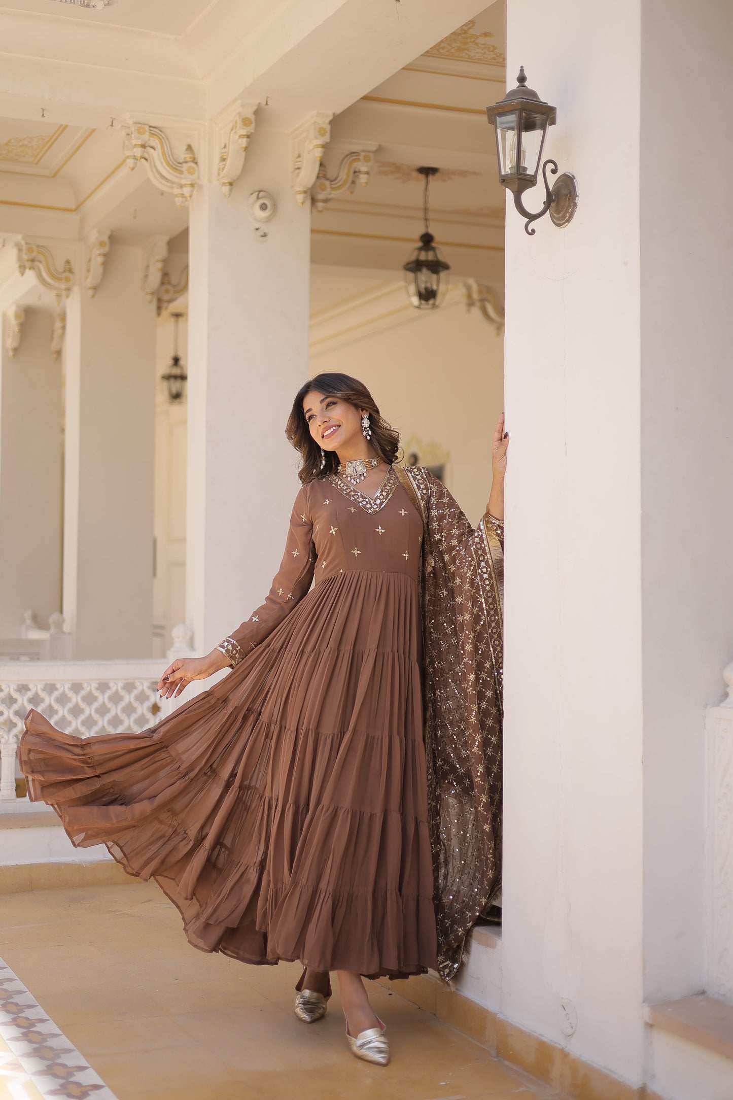 TILTON PREMIUM DESIGNER GOWN WITH DUPATTA