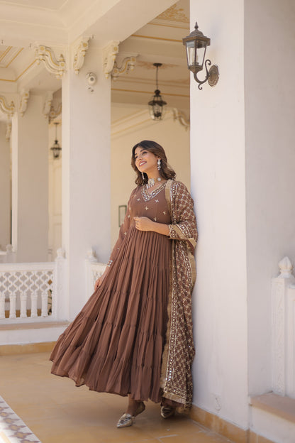 TILTON PREMIUM DESIGNER GOWN WITH DUPATTA