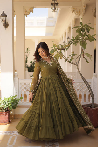 TILTON PREMIUM DESIGNER GOWN WITH DUPATTA