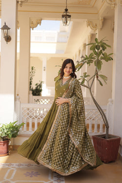 TILTON PREMIUM DESIGNER GOWN WITH DUPATTA