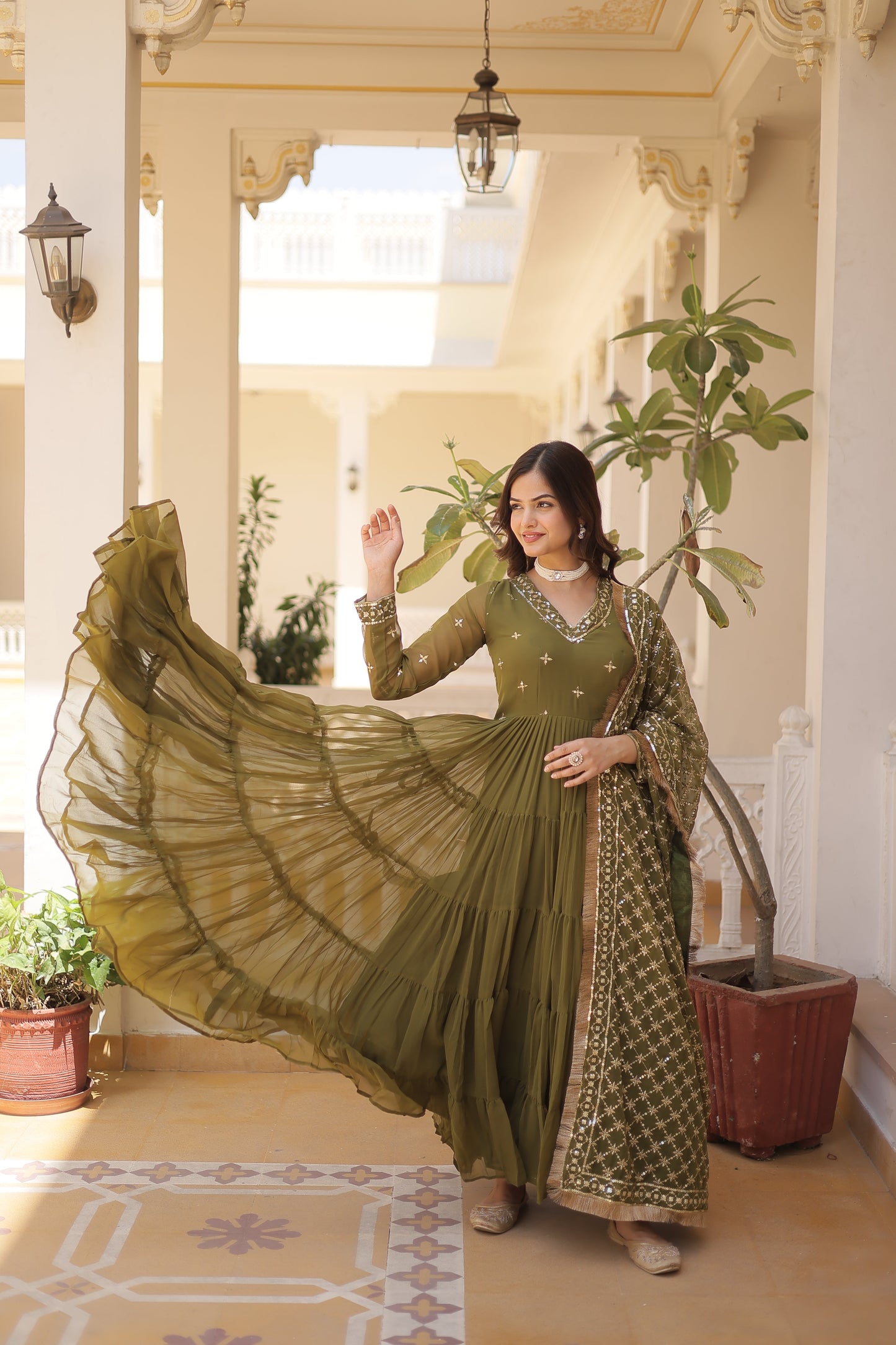 TILTON PREMIUM DESIGNER GOWN WITH DUPATTA