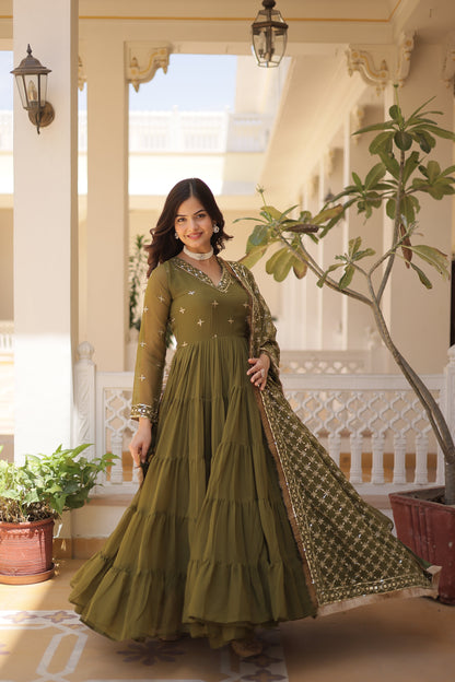 TILTON PREMIUM DESIGNER GOWN WITH DUPATTA