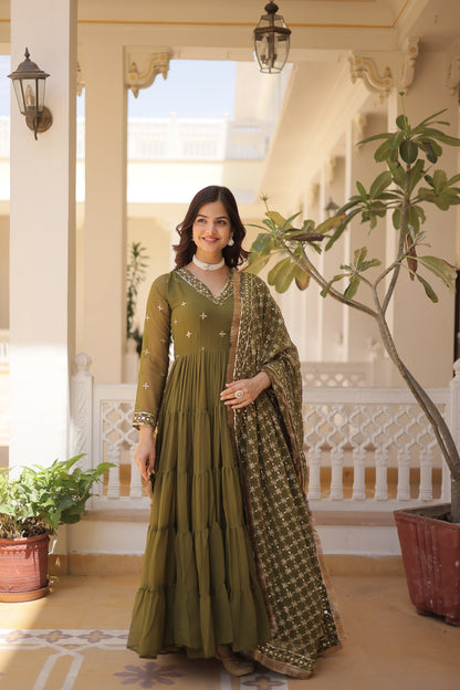 TILTON PREMIUM DESIGNER GOWN WITH DUPATTA