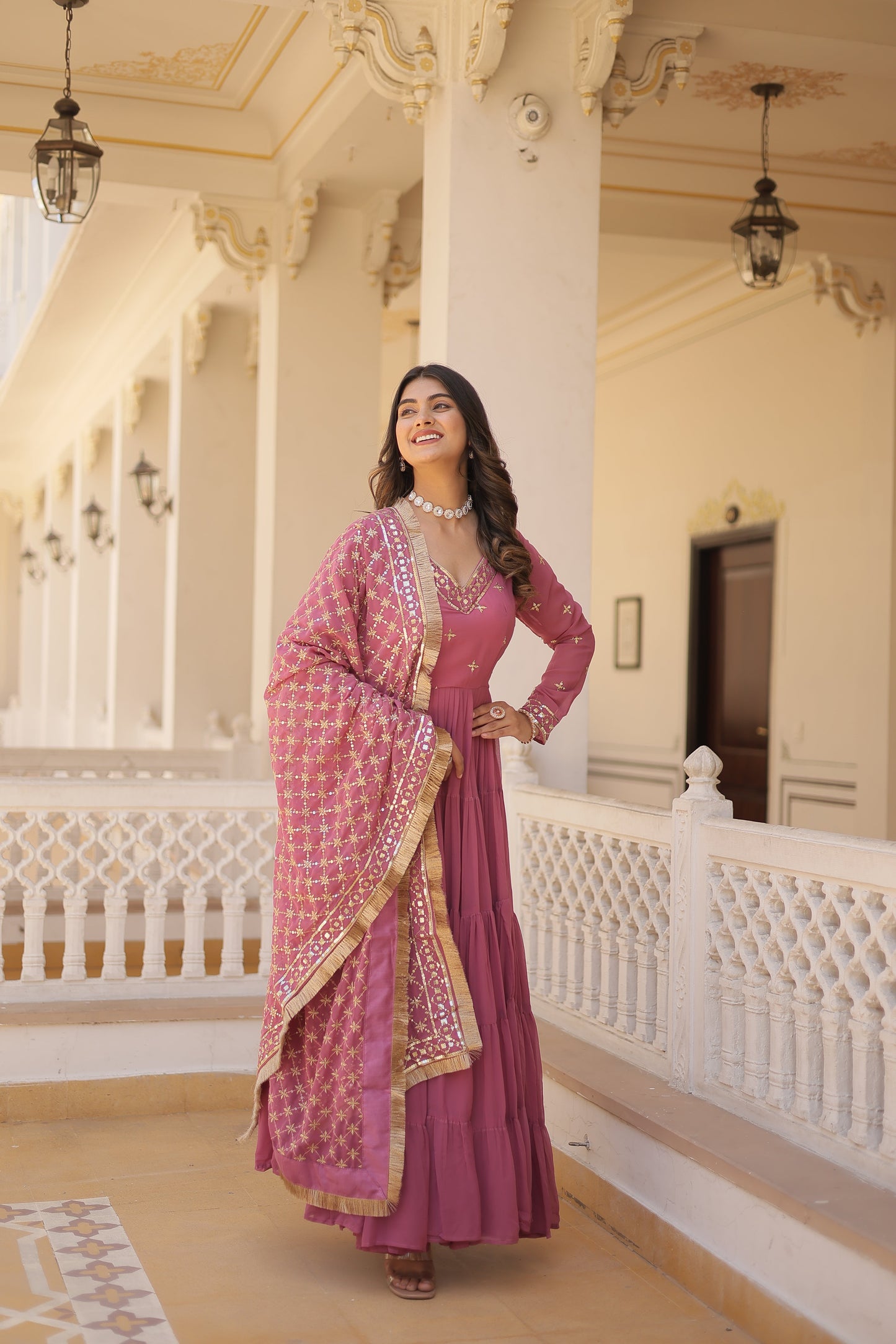 TILTON PREMIUM DESIGNER GOWN WITH DUPATTA