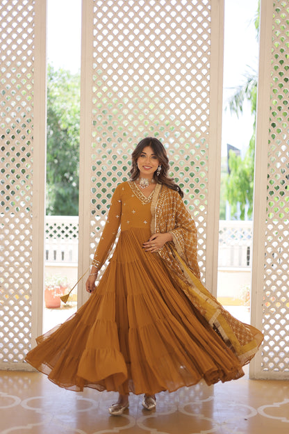 TILTON PREMIUM DESIGNER GOWN WITH DUPATTA