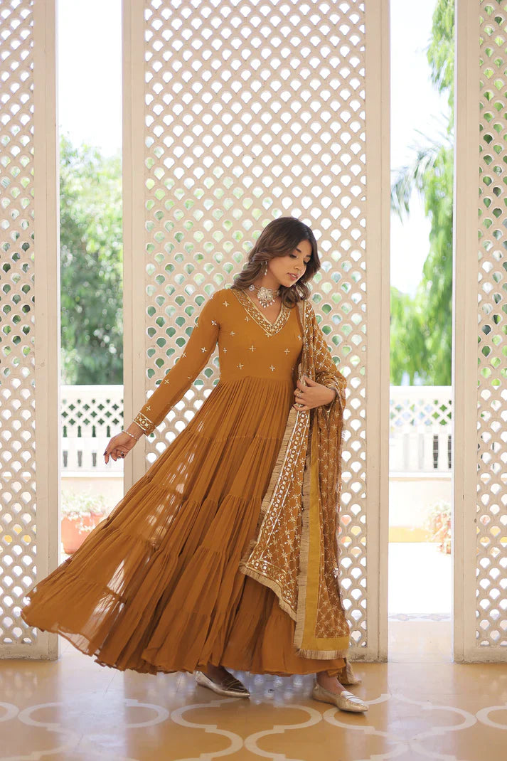 PREMIUM DESIGNER GOWN WITH DUPATTA