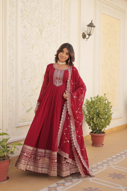 TILTONN PREMIUM DESIGNER GOWN WITH DUPATTA