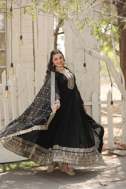 PREMIUM DESIGNER GOWN WITH DUPATTA