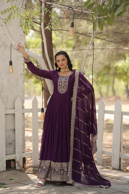 PREMIUM DESIGNER GOWN WITH DUPATTA