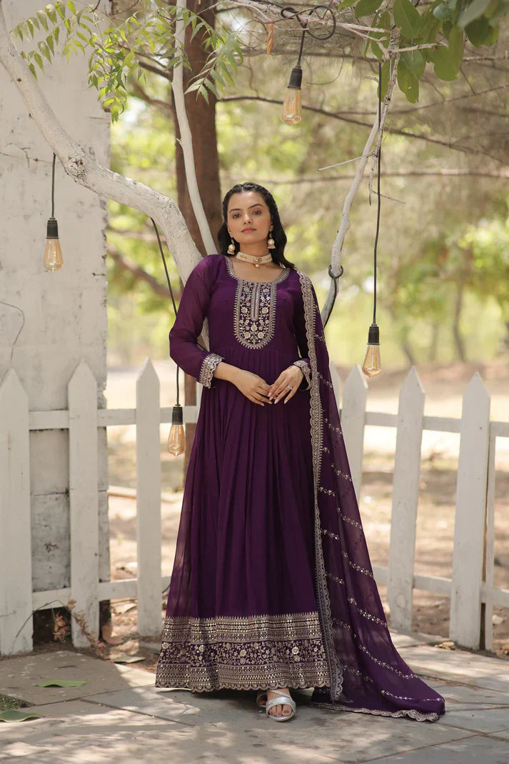 PREMIUM DESIGNER GOWN WITH DUPATTA