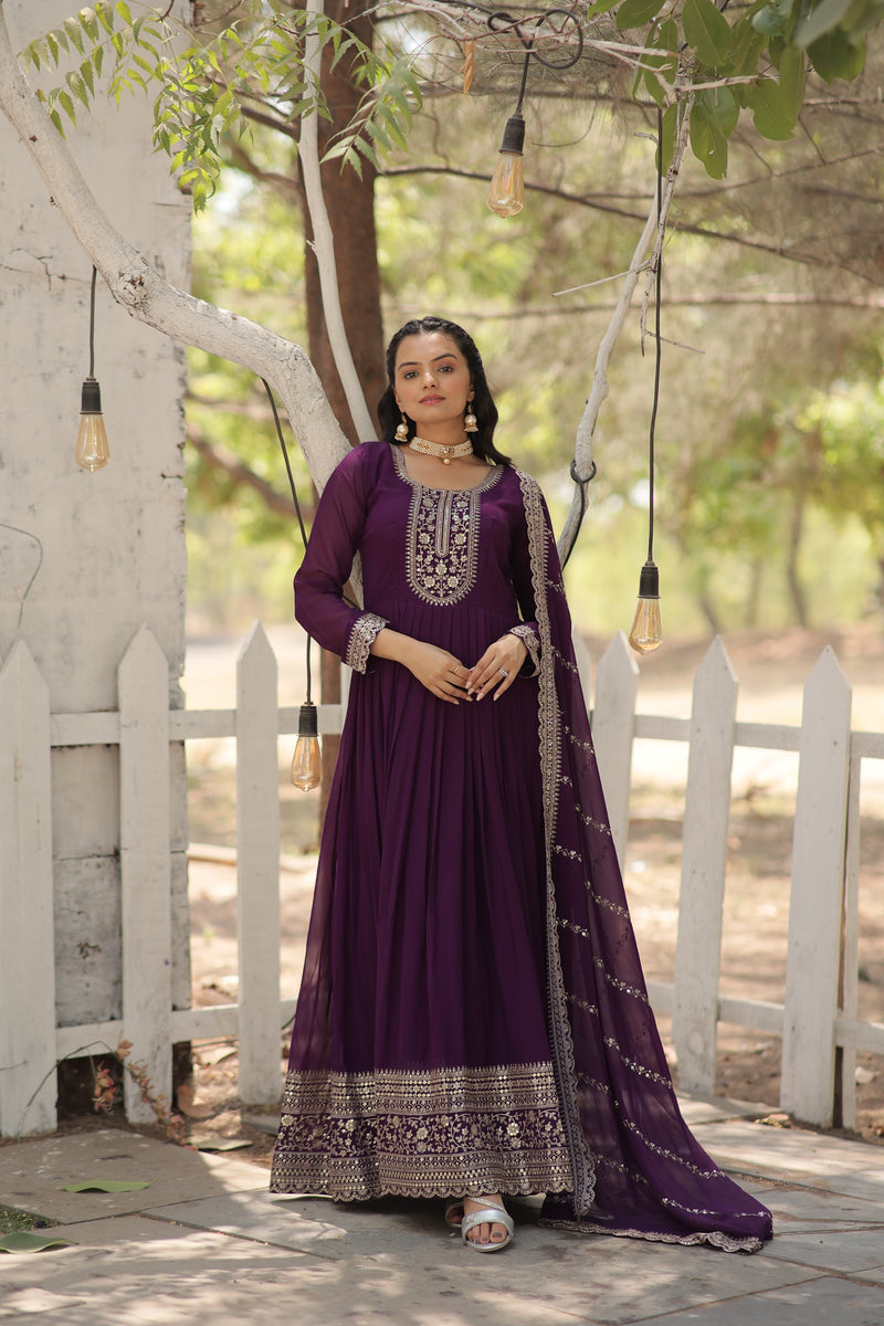 TILTONN PREMIUM DESIGNER GOWN WITH DUPATTA