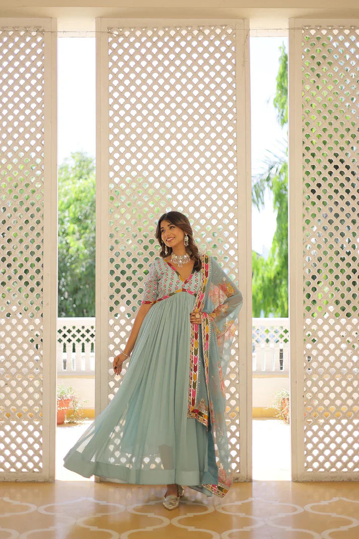 PREMIUM DESIGNER GOWN WITH DUPATTA