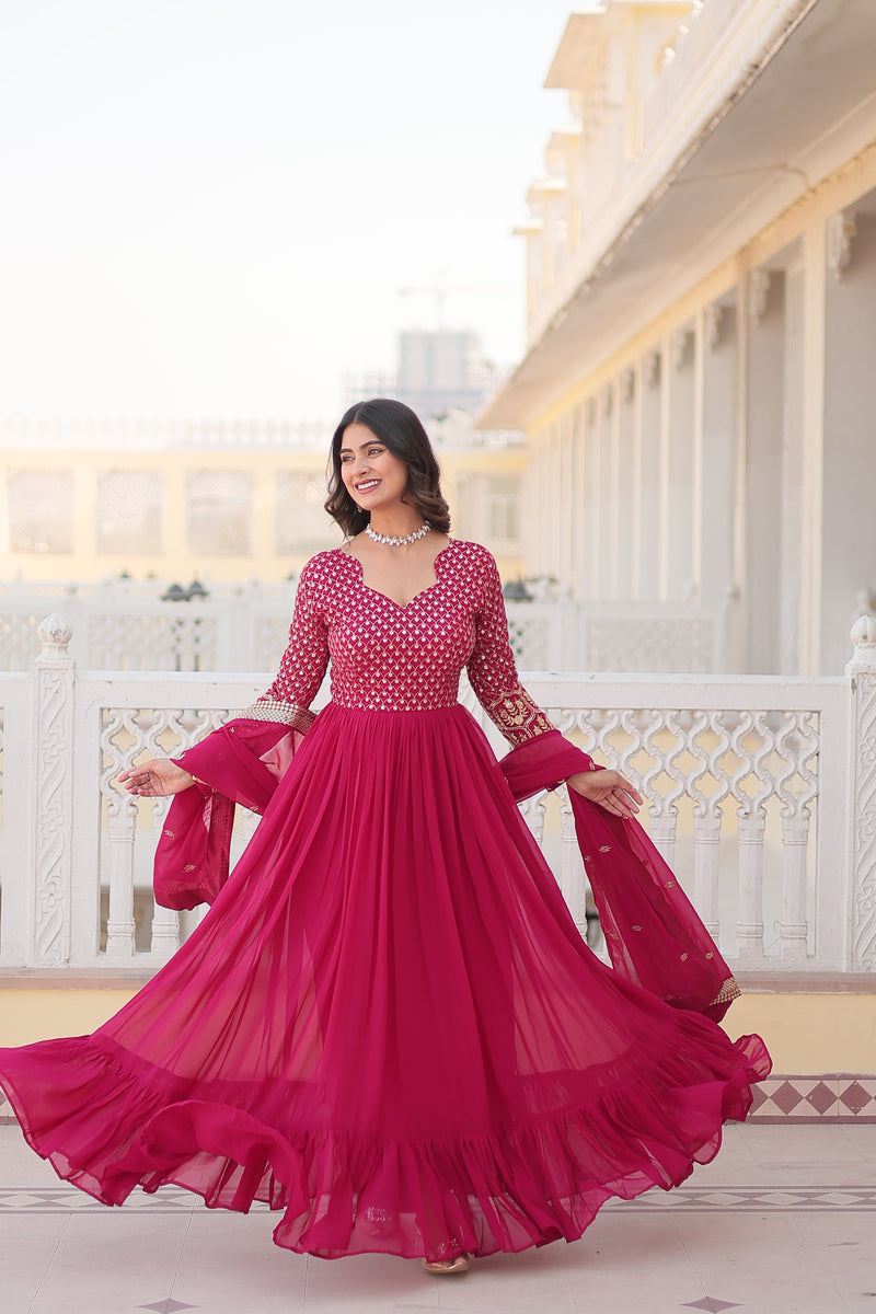 TILTON PREMIUM DESIGNER GOWN WITH DUPATTA