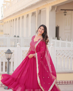 TILTON PREMIUM DESIGNER GOWN WITH DUPATTA