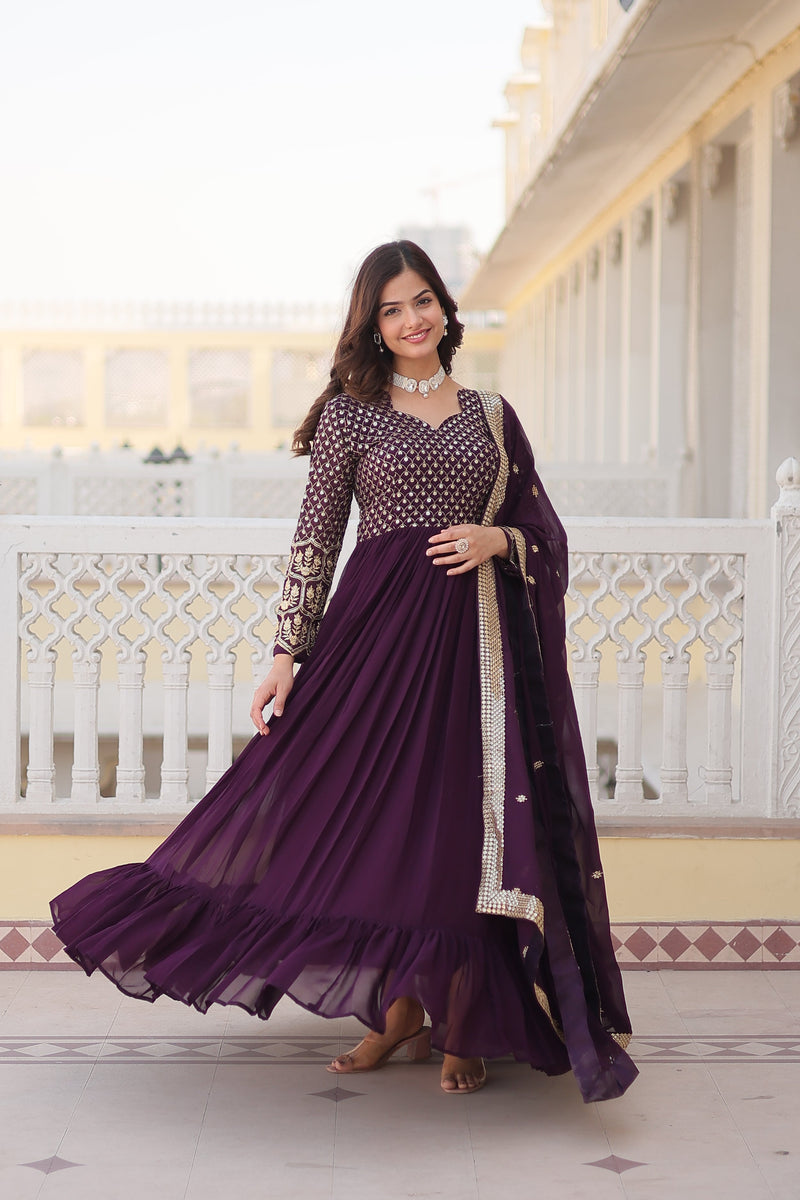 TILTON PREMIUM DESIGNER GOWN WITH DUPATTA