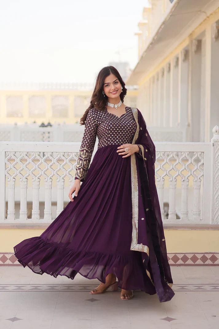 PREMIUM DESIGNER GOWN WITH DUPATTA