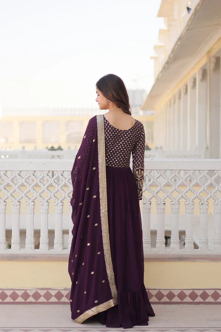 PREMIUM DESIGNER GOWN WITH DUPATTA