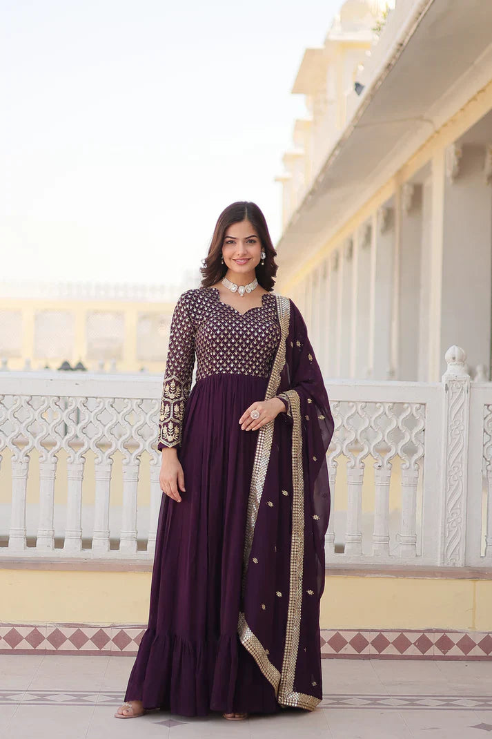 PREMIUM DESIGNER GOWN WITH DUPATTA