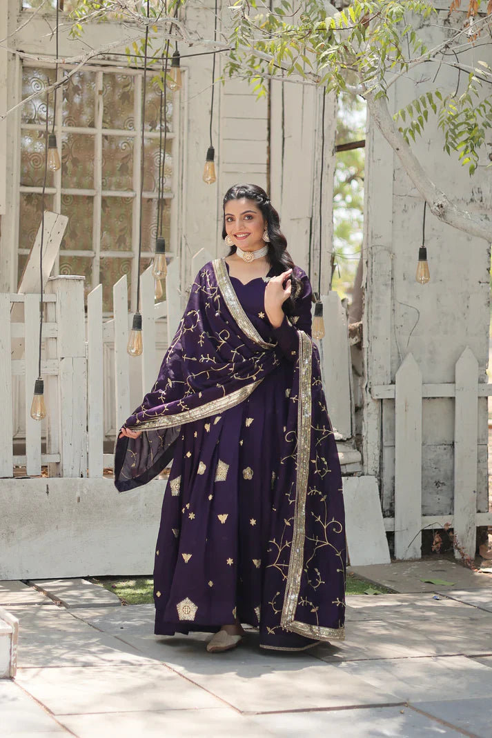 PREMIUM DESIGNER GOWN WITH DUPATTA