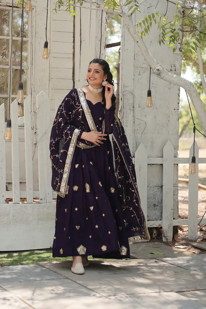 PREMIUM DESIGNER GOWN WITH DUPATTA