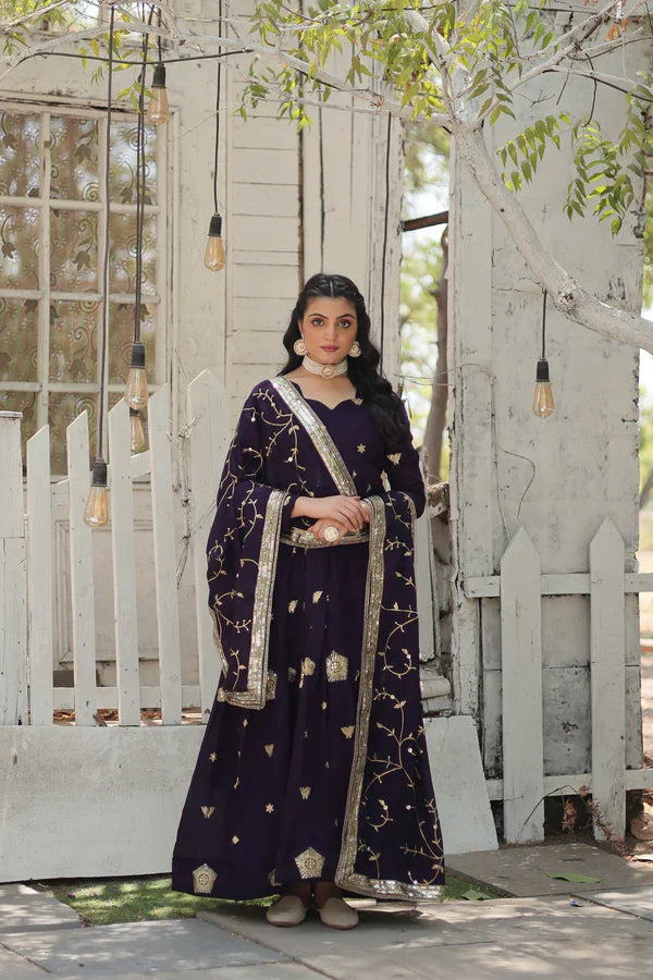 PREMIUM DESIGNER GOWN WITH DUPATTA