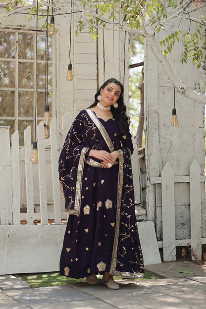 PREMIUM DESIGNER GOWN WITH DUPATTA