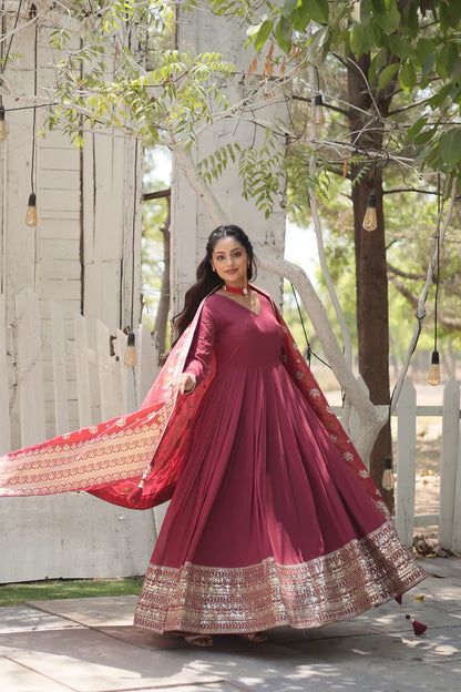 PREMIUM DESIGNER GOWN WITH DUPATTA