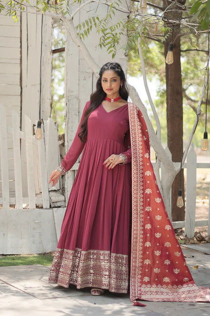 PREMIUM DESIGNER GOWN WITH DUPATTA