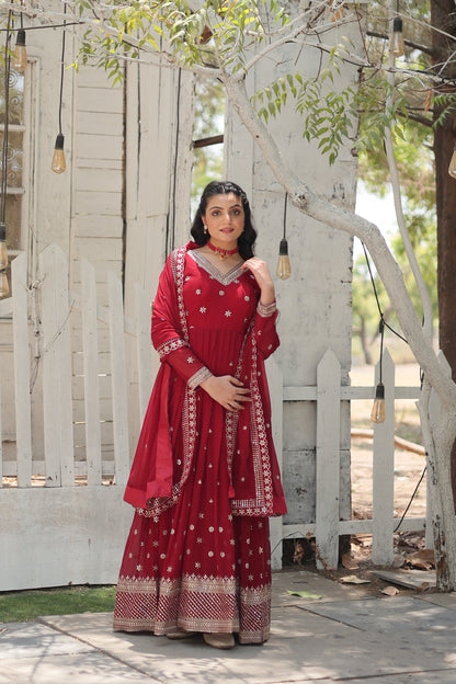 PREMIUM DESIGNER GOWN WITH DUPATTA (WDN21)