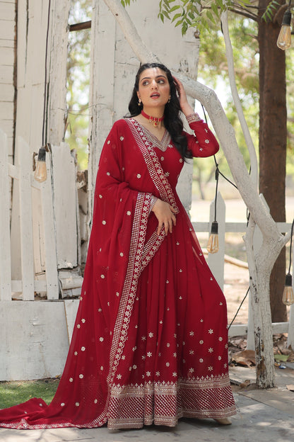 PREMIUM DESIGNER GOWN WITH DUPATTA (WDN21)
