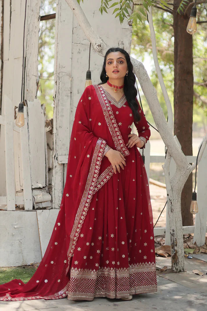 PREMIUM DESIGNER GOWN WITH DUPATTA